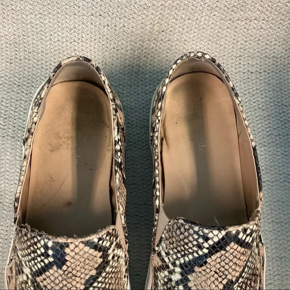 KATE SPADE Sz 10 Ginger Snake Skin Pattern Skater-style Slip-on Sneakers - Picture 3 of 8